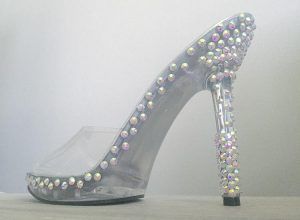 bespoke competition heels - Cinderella