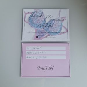 competition stage bikini gift cards