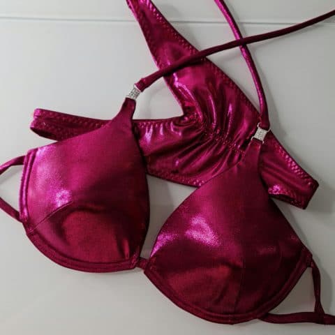 Cranberry Set - Practice Posing Bikini Underwired Bra