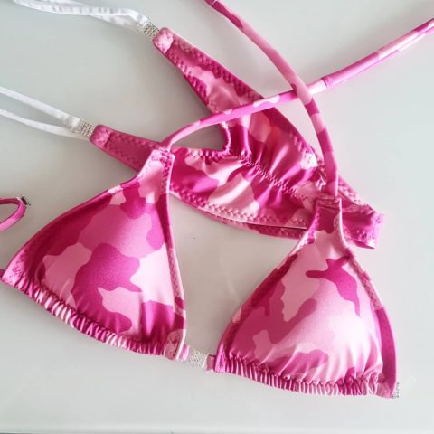 Army Print Bikini - Competition Posing Suit