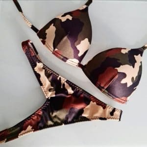 army print posing bikini - competition stage suits