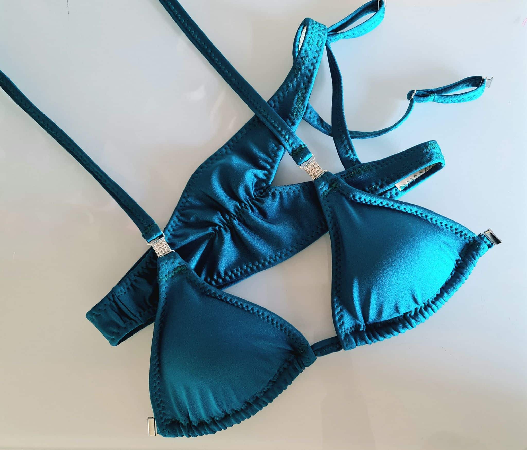 Teal Competition Stage Posing Suit | Price from £70