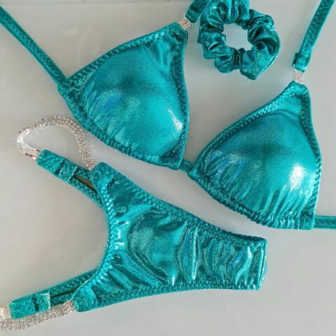 Delux Posing Suit Set - Maldives Holographic 2bros ifbb npc