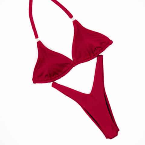 Burgundy Posing Suit
