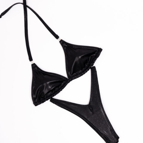 black shine competition stage bikini