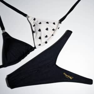 Love Heart Triangle posing bikini