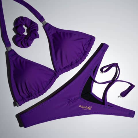 Grape Triangle posing bikini
