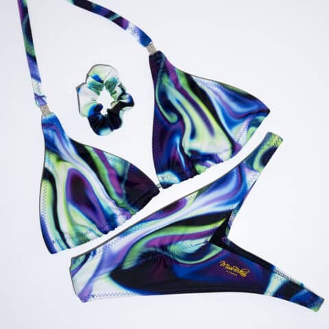 Funky Whirls Posing Suit