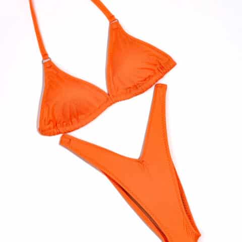 ORANGE POSING SUIT