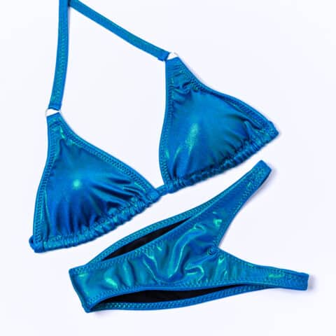 mermaid acid shine competition posing suit