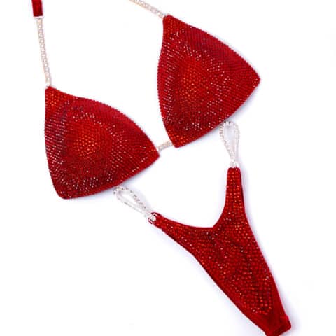 Ex sponsor suit - Size E cup and size 8 bottoms IFBB