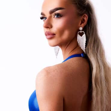 fit model npc / ifbb bikini suit. 50% modest coverage