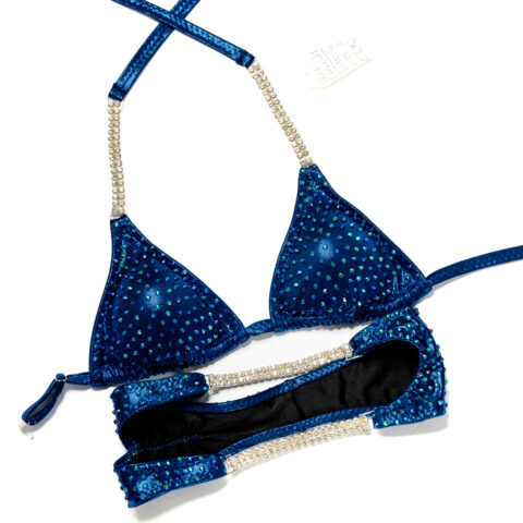 COMPETITION STAGE BIKINI - BLUE BIKINI
