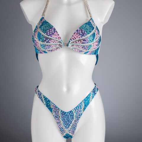 Ex sponsor Blue Suit - Size B cup and size 6 bottoms