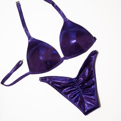 Dark Purple Shine - Size 6 & D Cup (FIT MODEL)