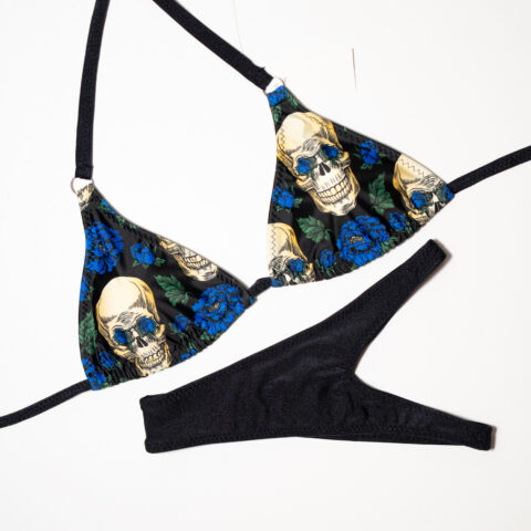 Skulls & Black - Size 12 & D Cup (BIKINI OR FIGURE)