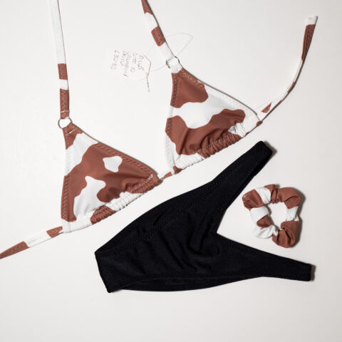 Brown Cow & Black - Size 10 & A Cup (BIKINI OR FIGURE)